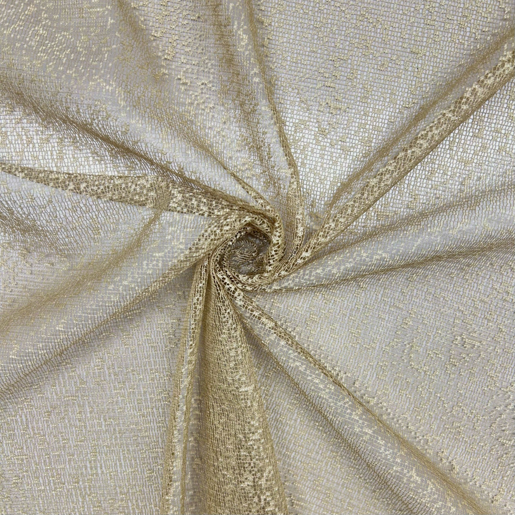 Soft Net Embroidery Curtain Voile Fabric