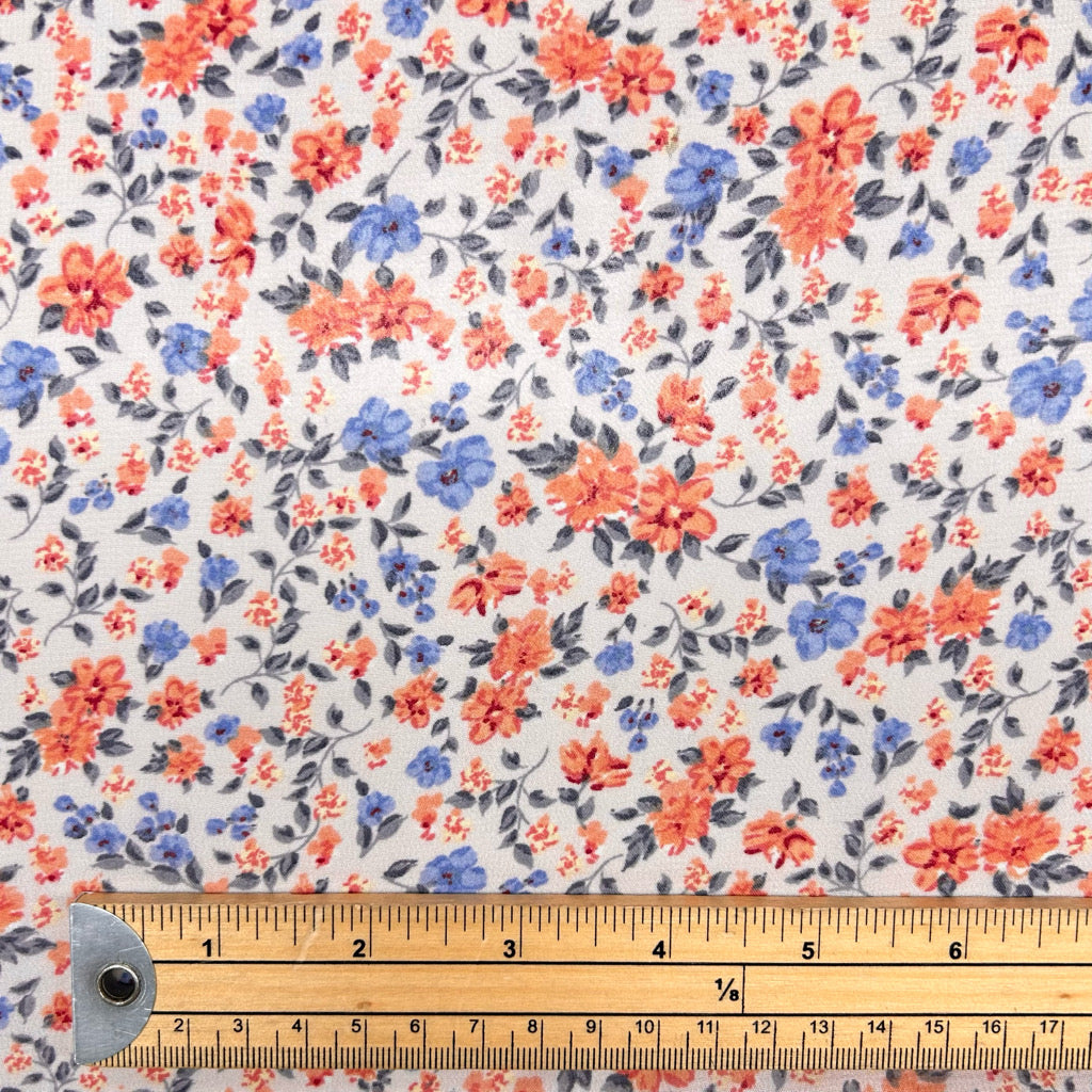 Blooming Field Chiffon Fabric