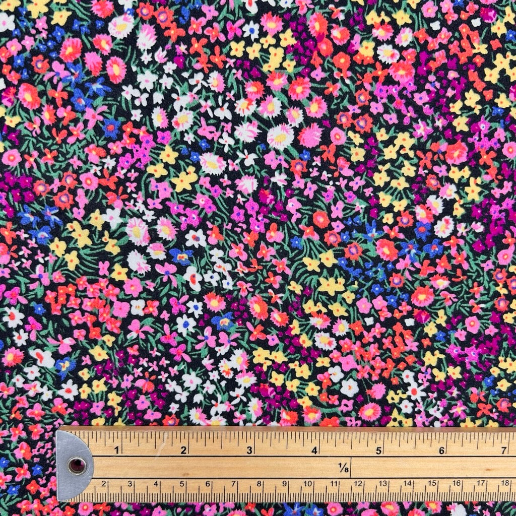 Floral Stardust Polyester Fabric