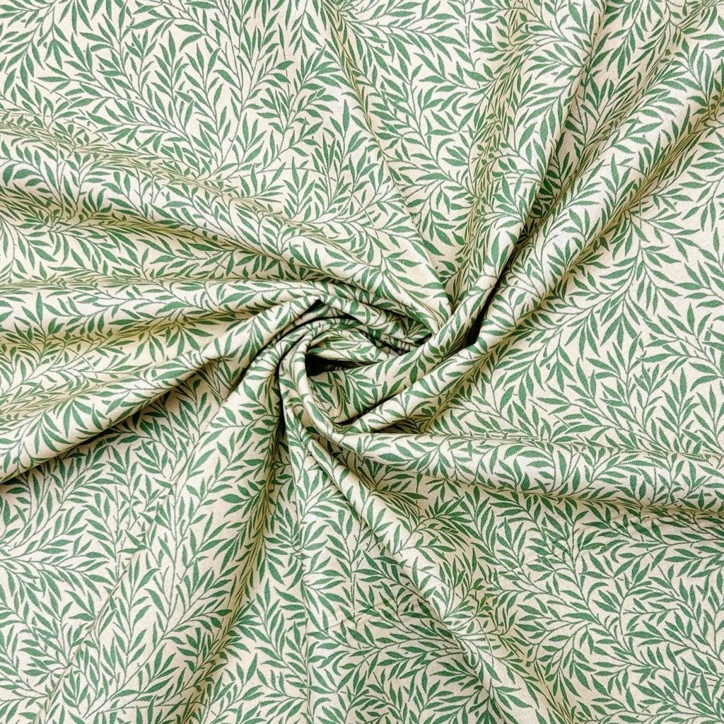 Lily Leaf Cotton Fabric - Pound Fabrics