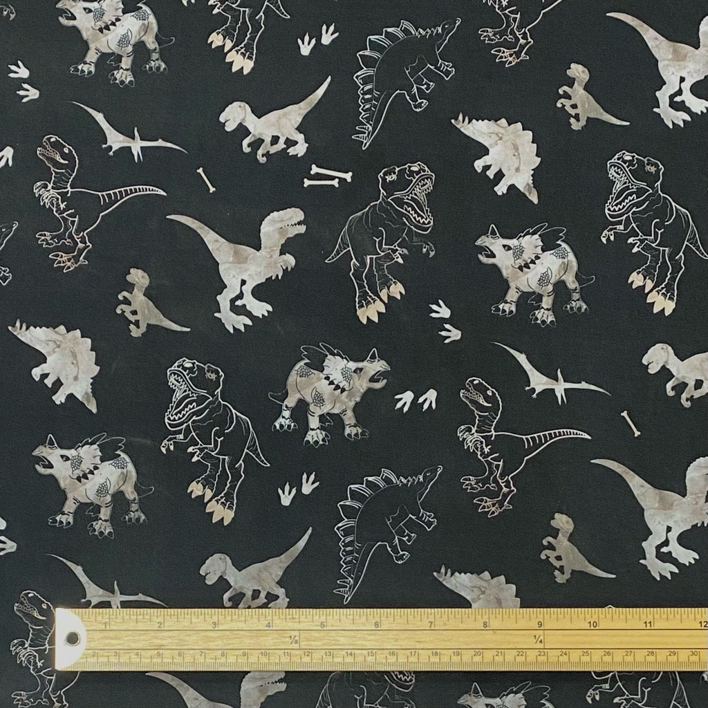Dinosaurs Softshell Fabric