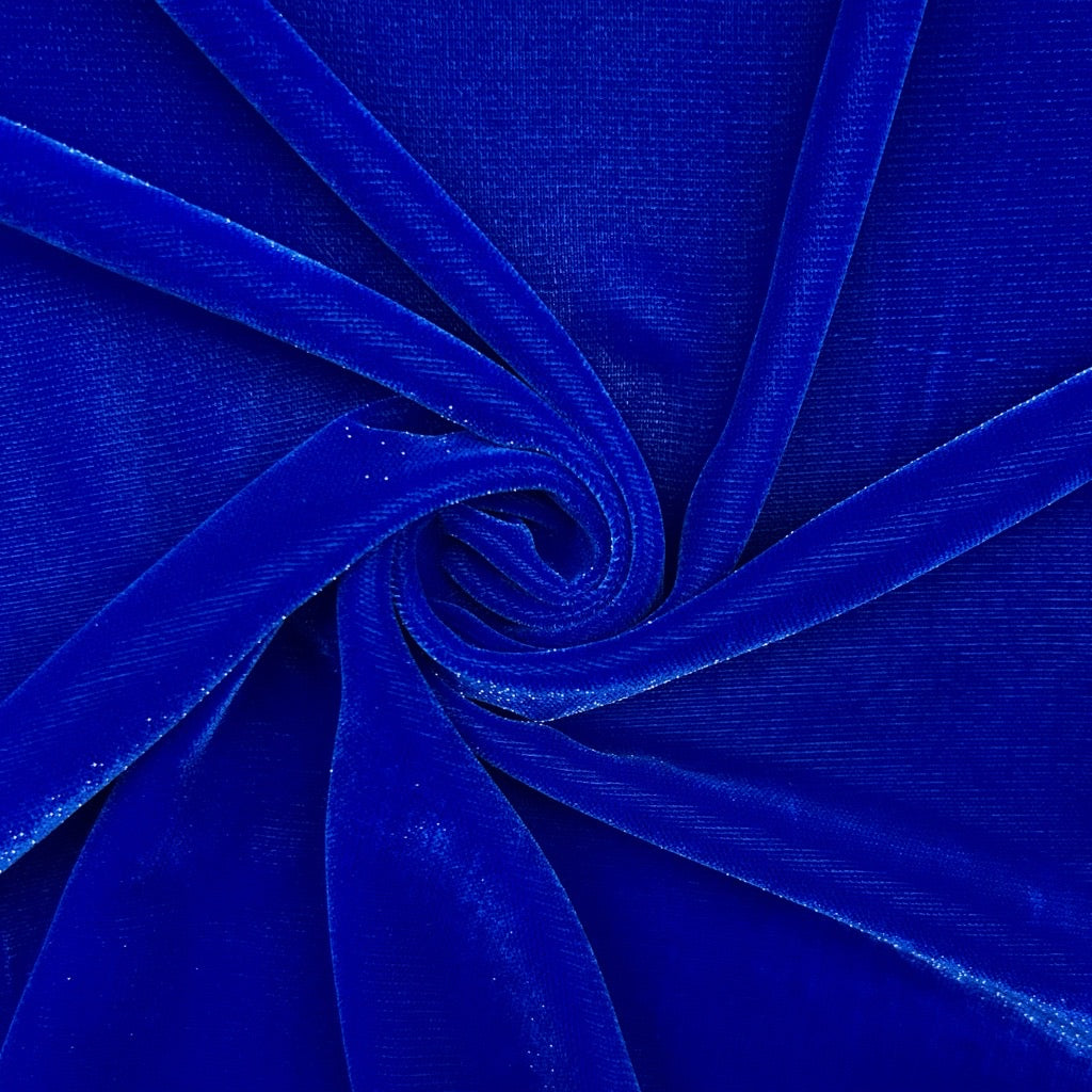 Light Sparkle Velvet Fabric