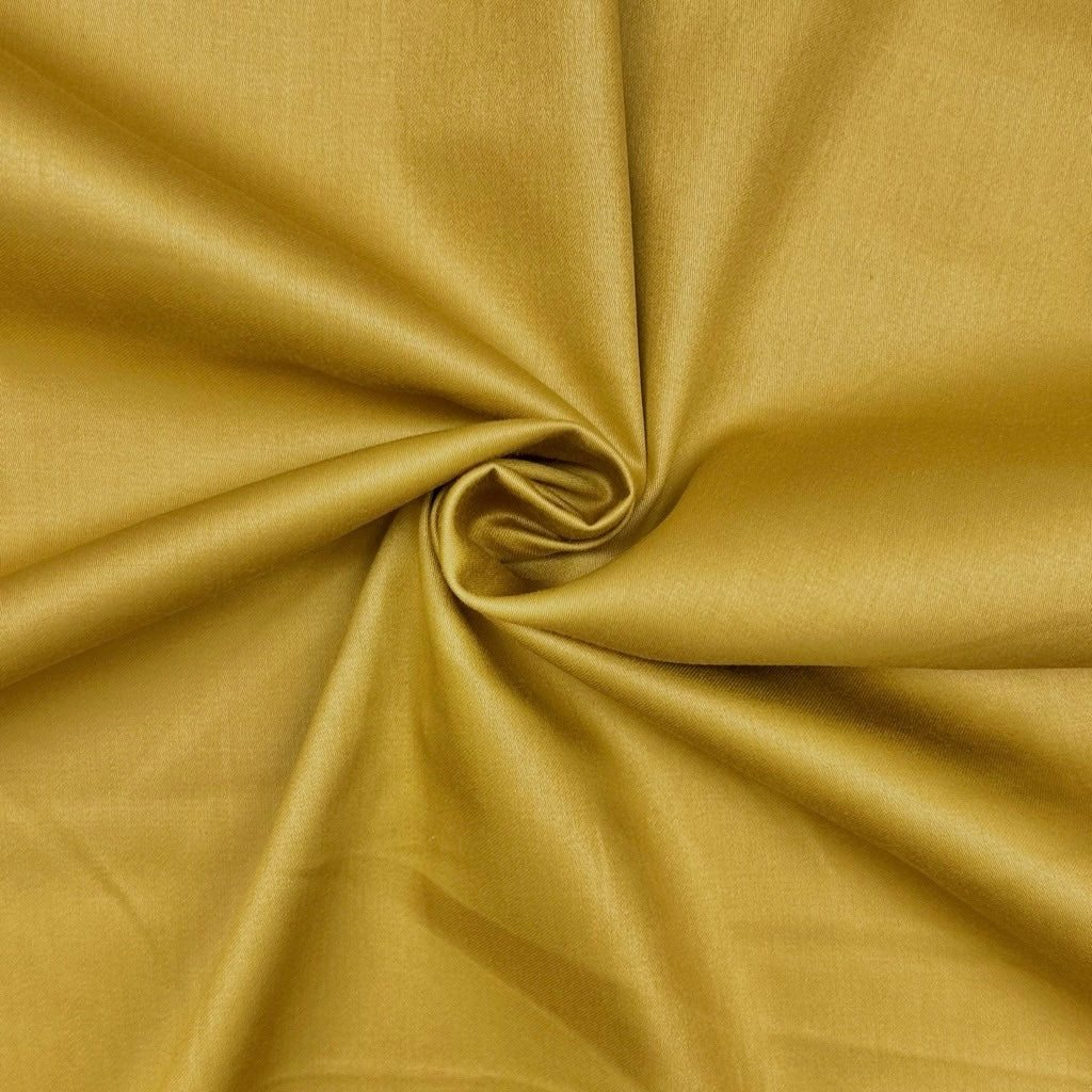 Plain 100% Cotton Satin Fabric
