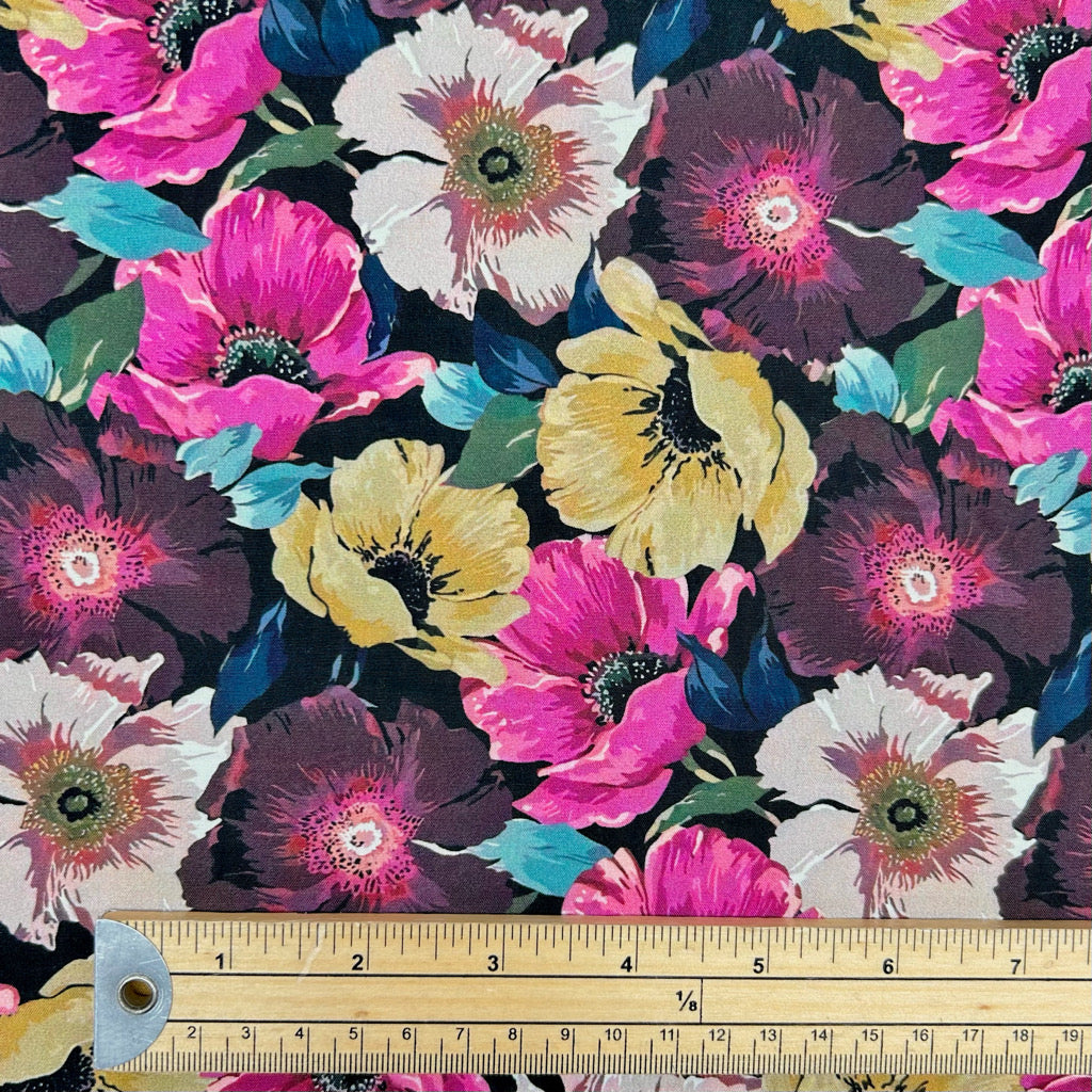 Garden Romance Viscose Poplin Fabric