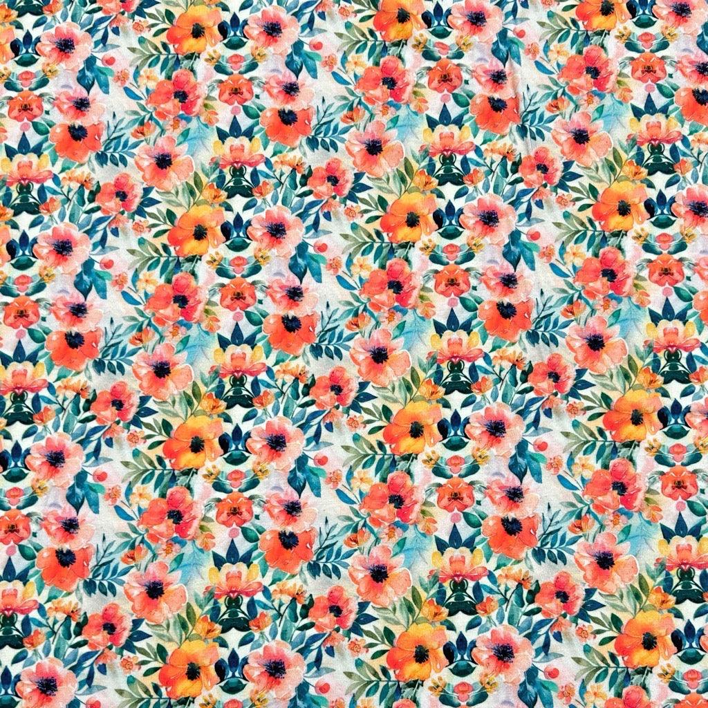 Warm Gardens Bamboo Jersey Fabric - Pound Fabrics