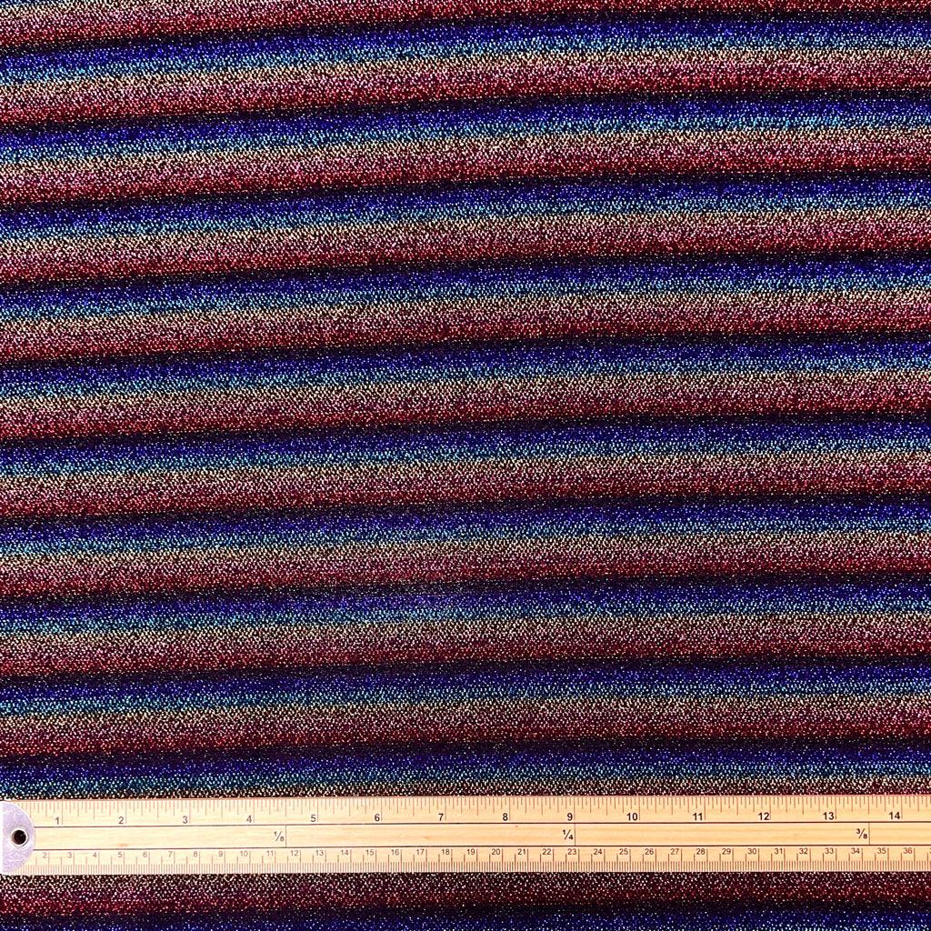 Rainbow stripe hot sale jersey fabric