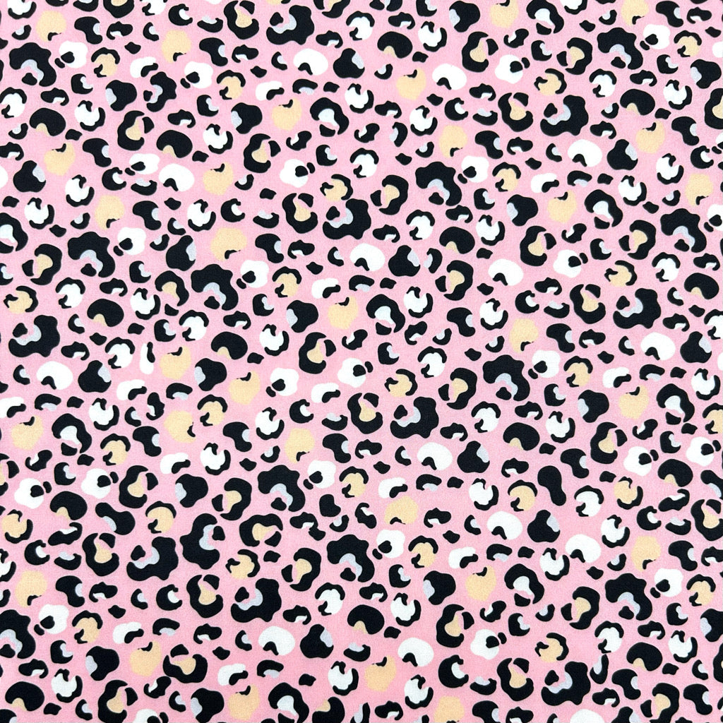 Soft Leopard Softshell Fabric