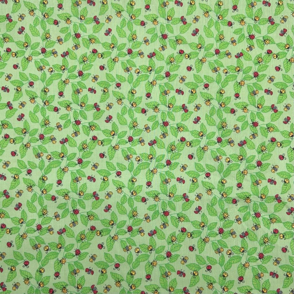 Ladybug Polycotton Fabric