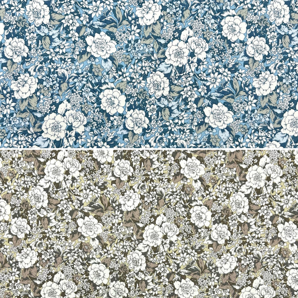 Classic Meadow Rose & Hubble Cotton Poplin Fabric