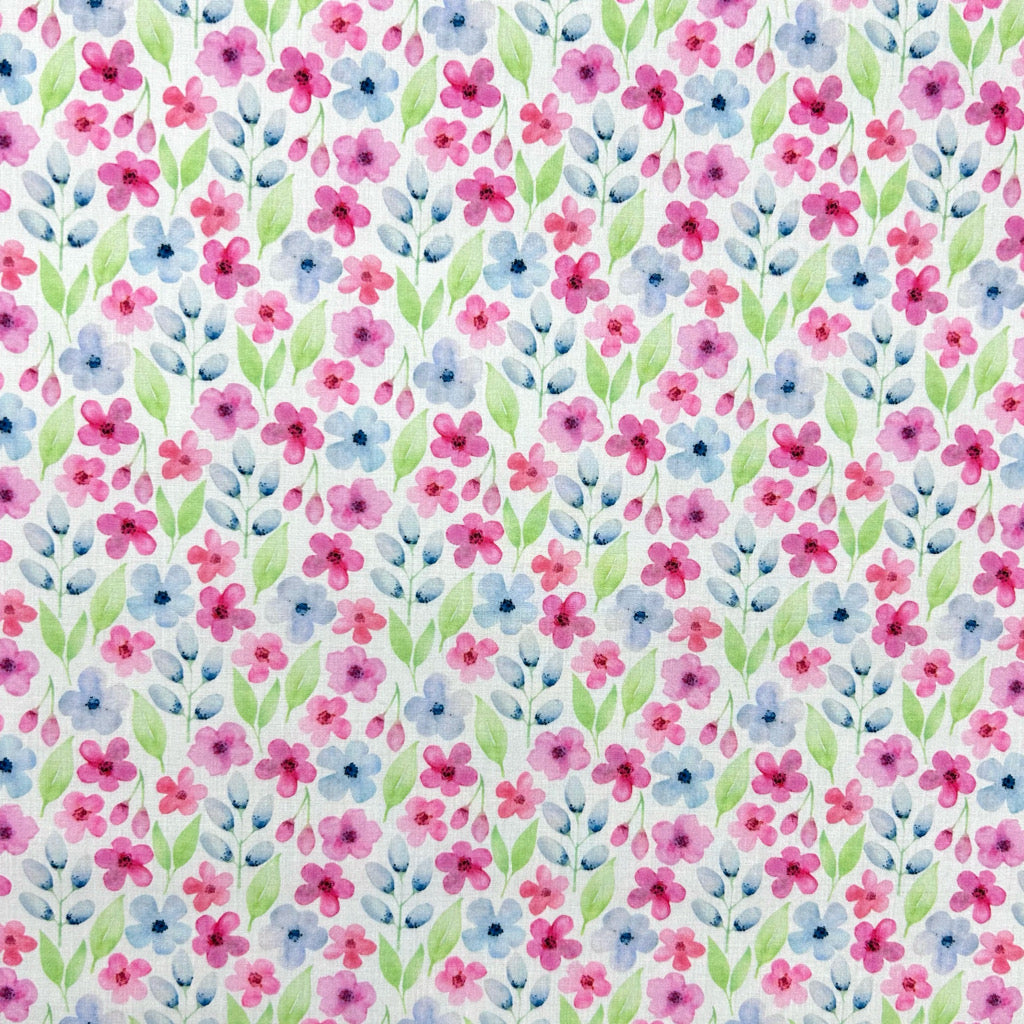 Delicate Garden Polycotton Fabric