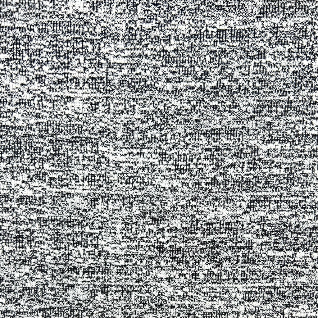 Static Print Thick Knit Jersey Fabric