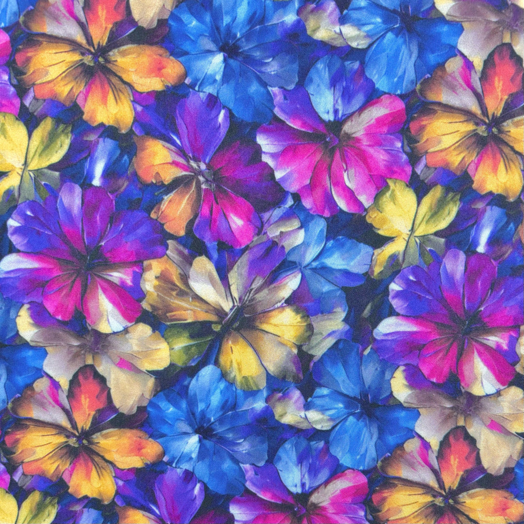 Midnight Muse Viscose Twill Fabric
