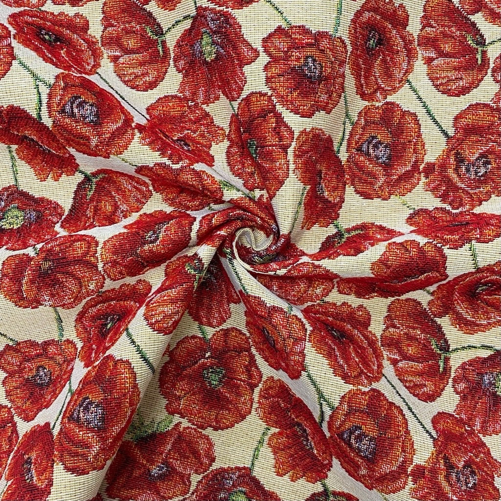 Poppies Tapestry Fabric