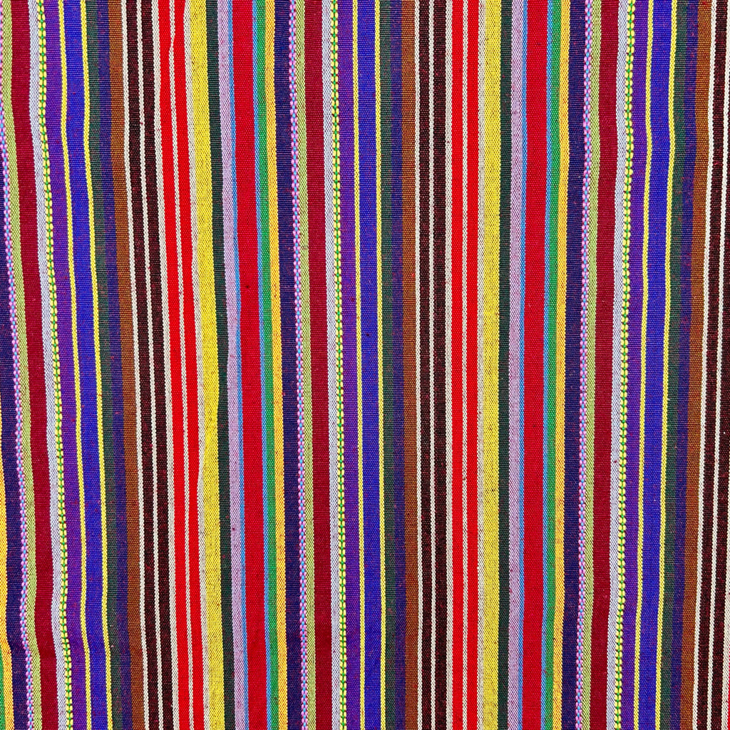 Fiesta Rainbow Tribal Print Recycled Jacquard Fabric