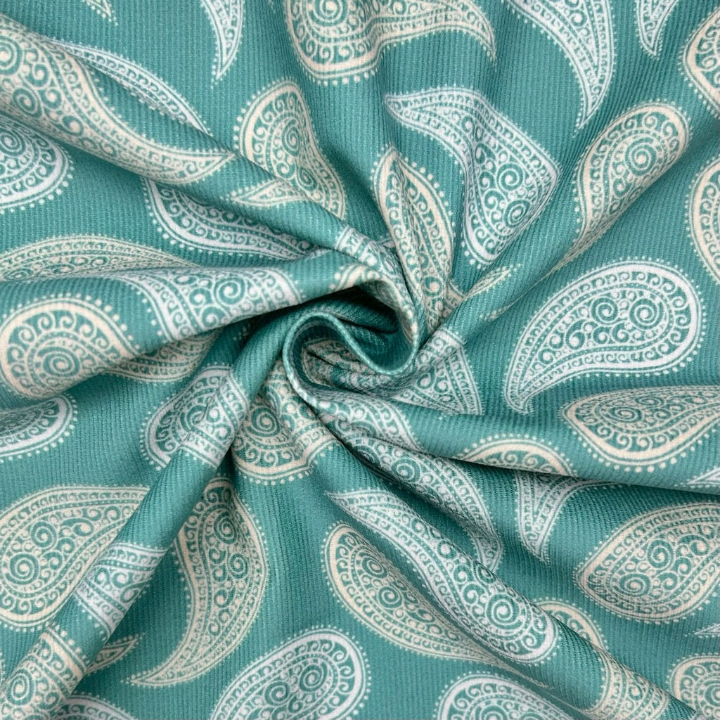 Paisley Curl Needlecord Fabric