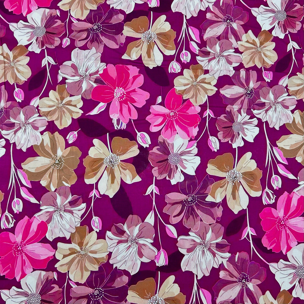 Botanical Cascade Cotton Lawn Fabric