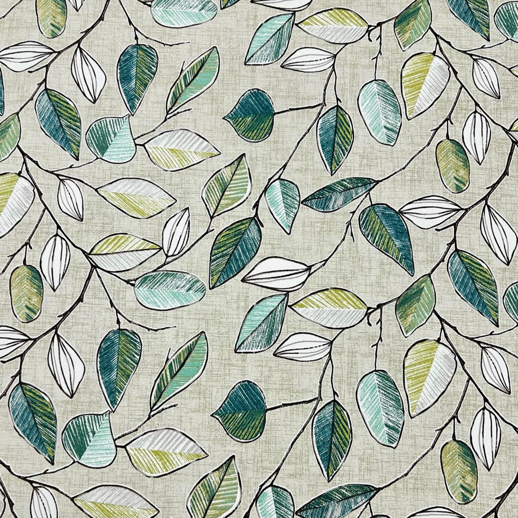Leaf Cascade Water Resistant Canvas Fabric