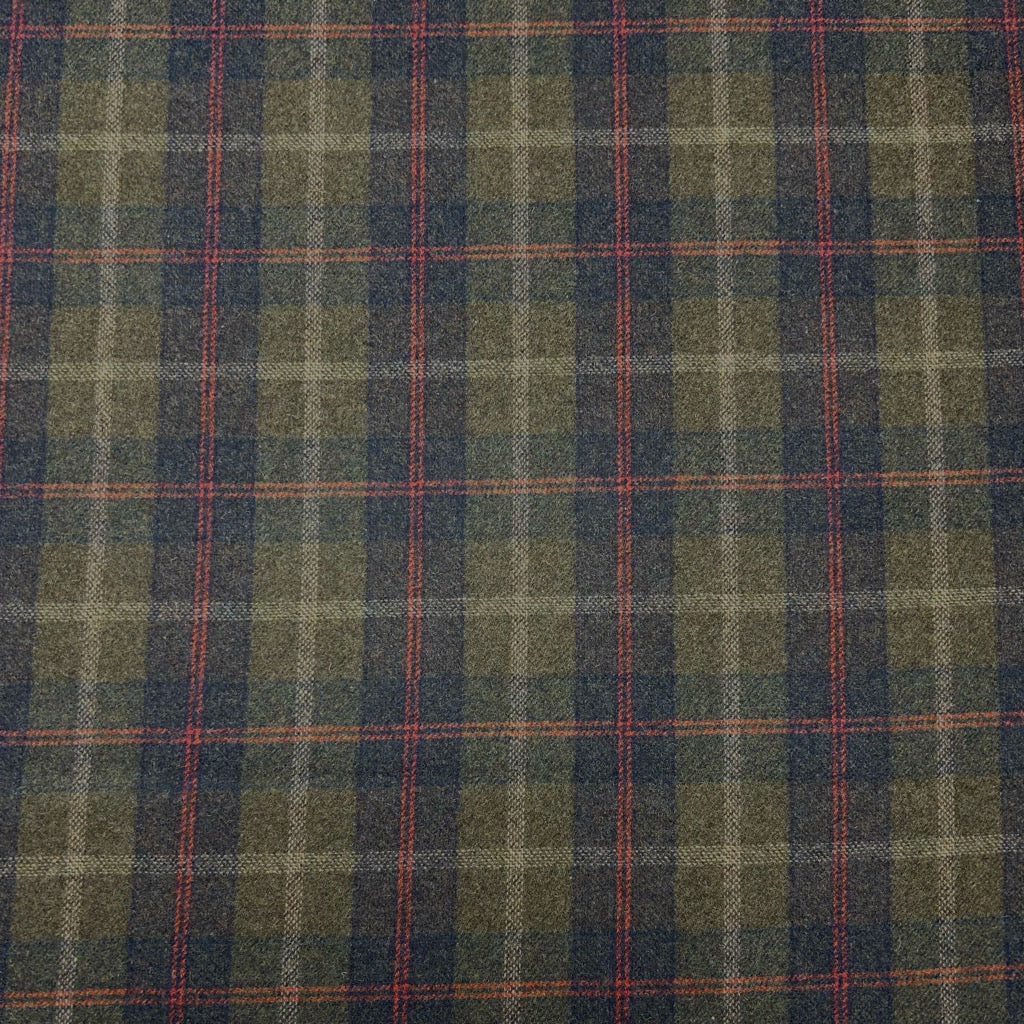 Timeless Check Wool Blend Fabric