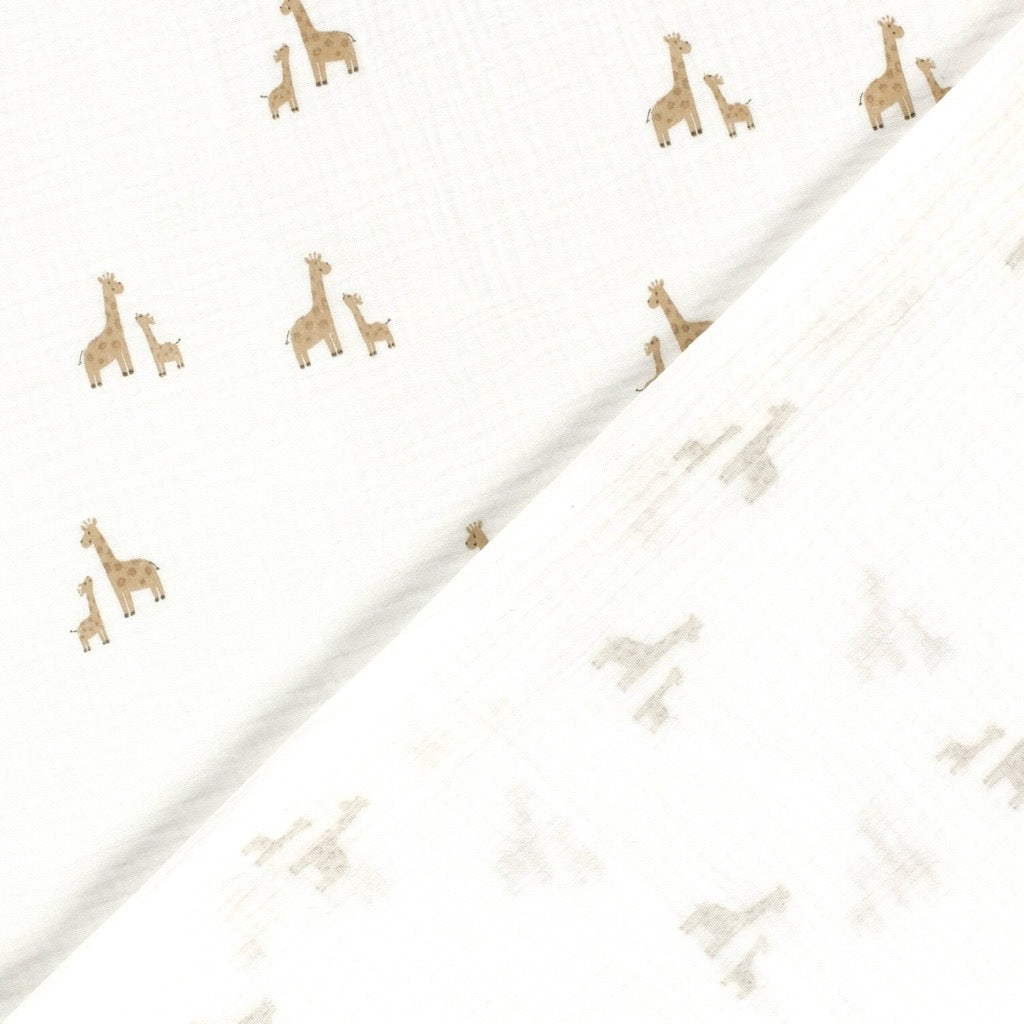 Giraffe Grove Double Gauze Fabric