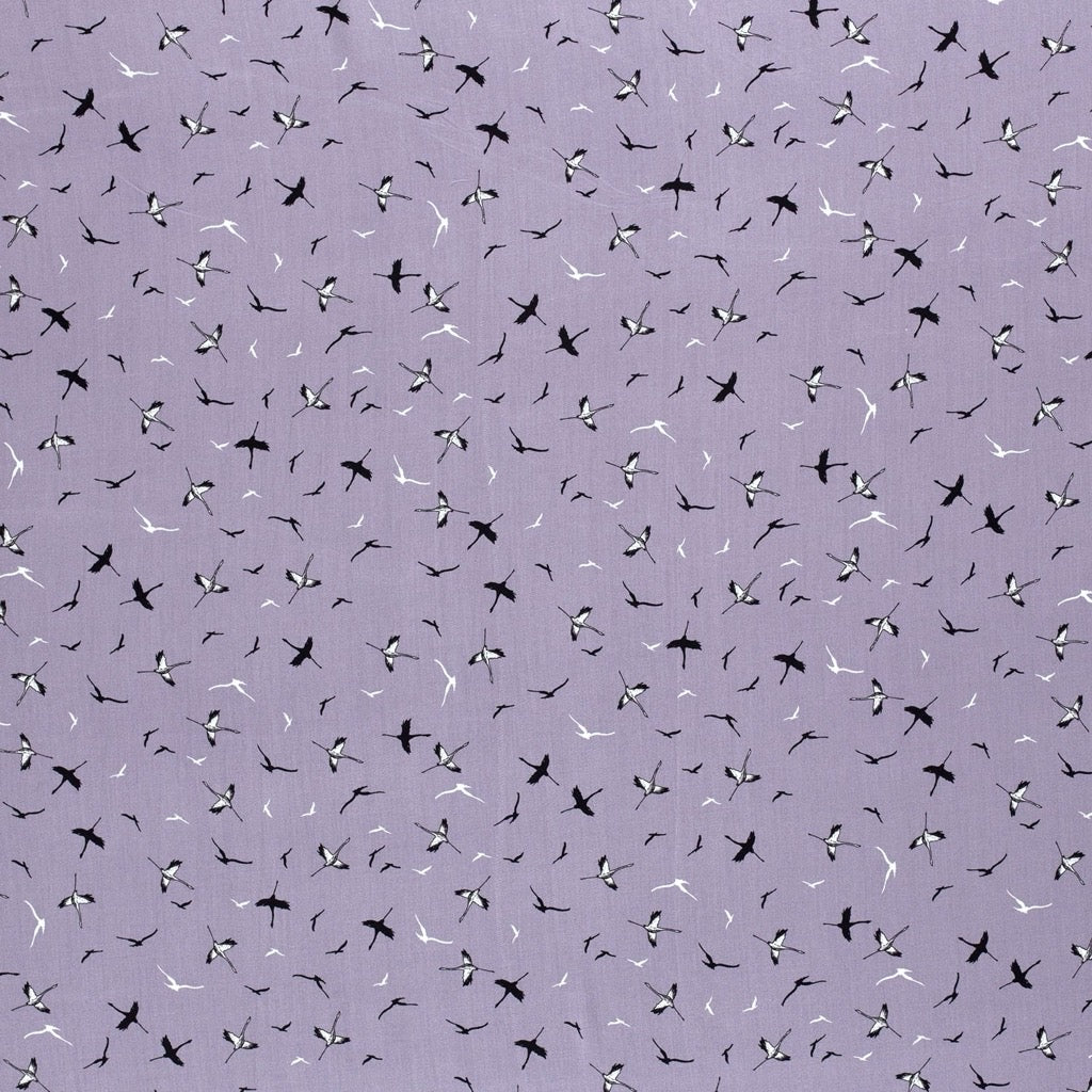 Birds Dreams Bamboo Poplin Fabric