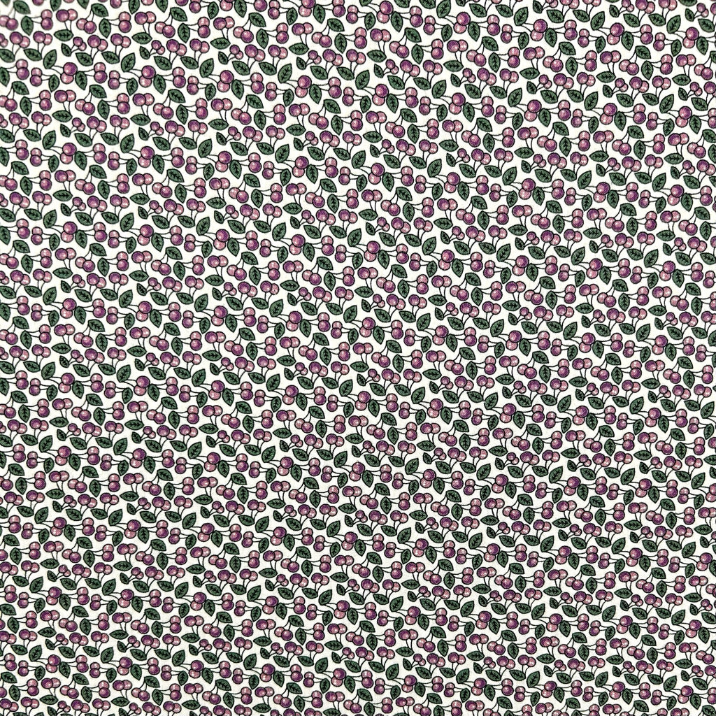 Berry Charm Cotton Seersucker Fabric