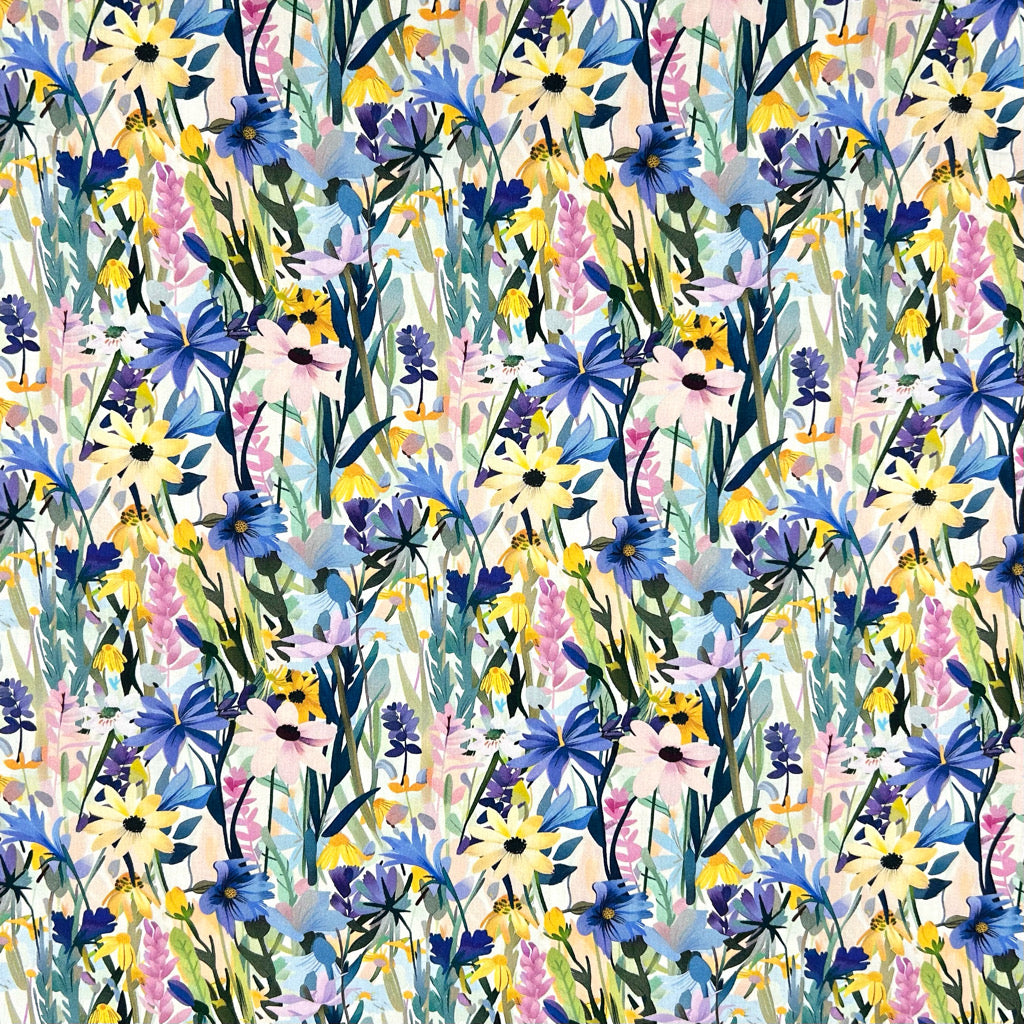 Garden Meadow Cotton Lawn Fabric