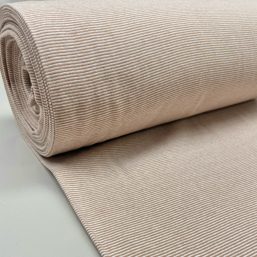 Small Striped Tubular Cuffing Fabric