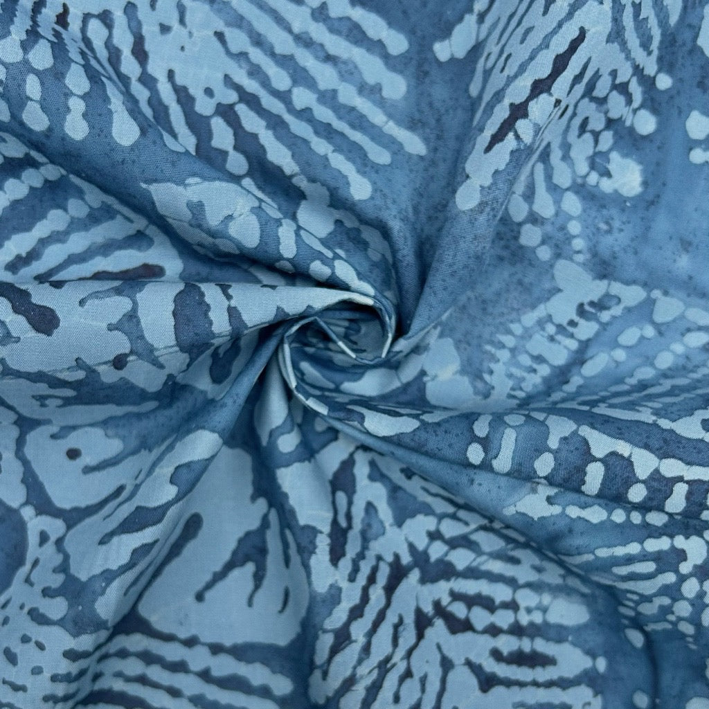 Leaf Impressions Cotton Batik Fabric