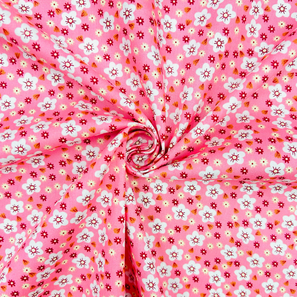 Fairy Flora Cotton Poplin Fabric