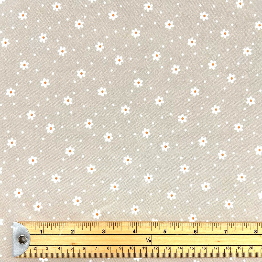 Little Daisy Flannel Jersey Fabric
