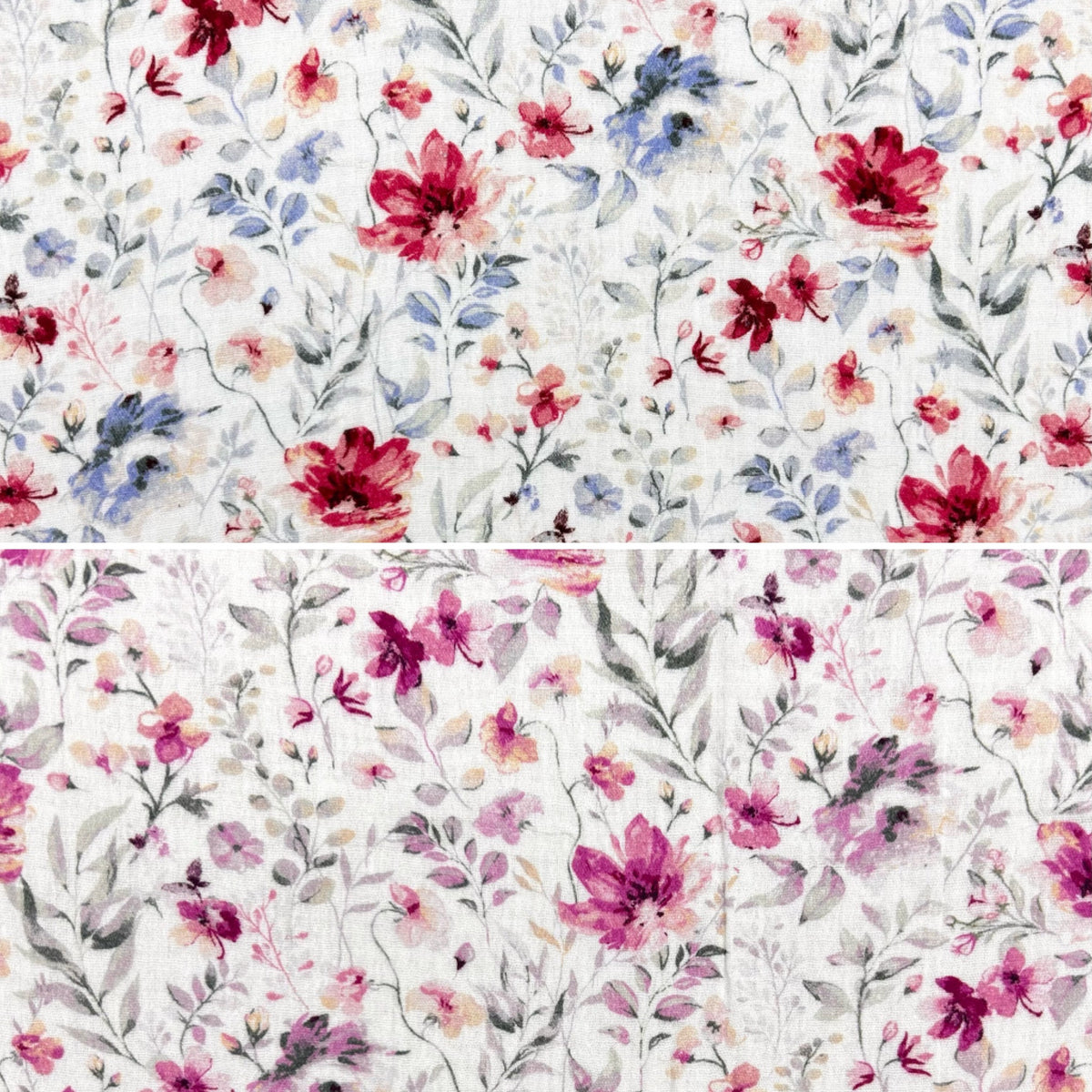 Floral Cloud Double Gauze Fabric