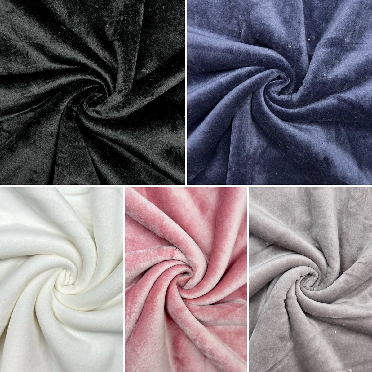 Plain Sherpa Fur Backed Fleece Fabric