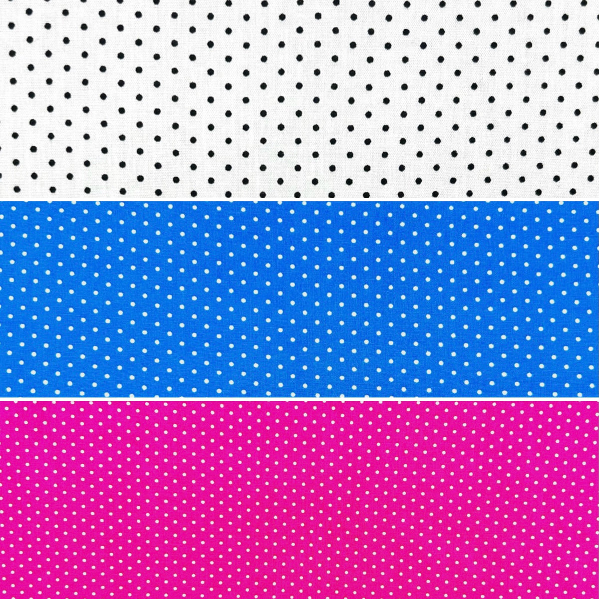 Dotted Grid Cotton Poplin Fabric