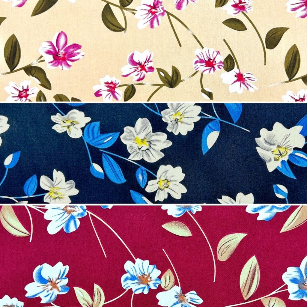 Liberty Floral Cotton Poplin Fabric