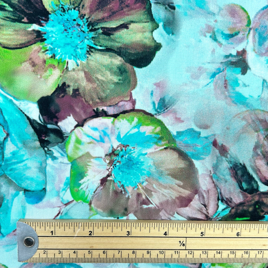 Whispering Petals Viscose Poplin Fabric