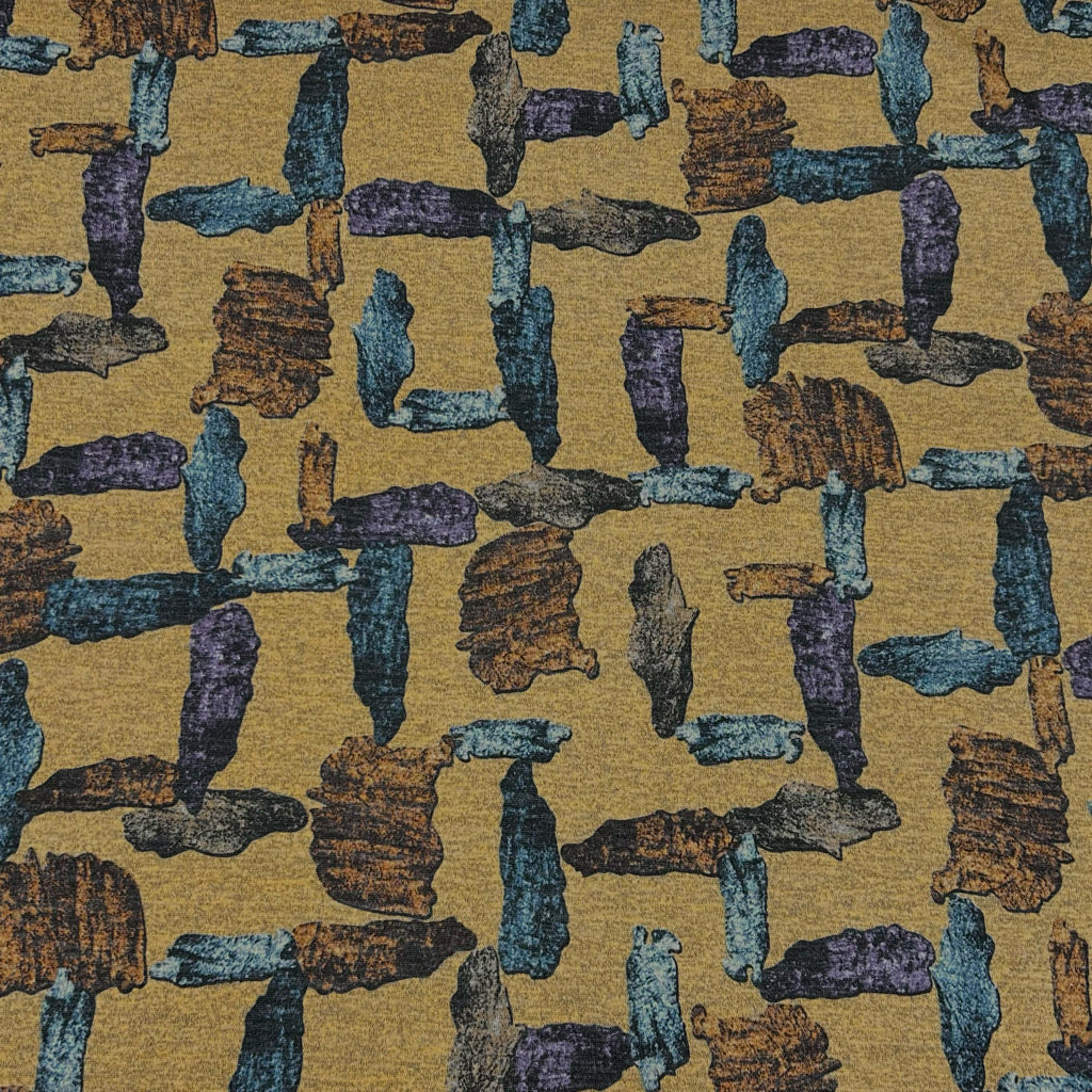 Creative Brush Premium Knit Jersey Fabric