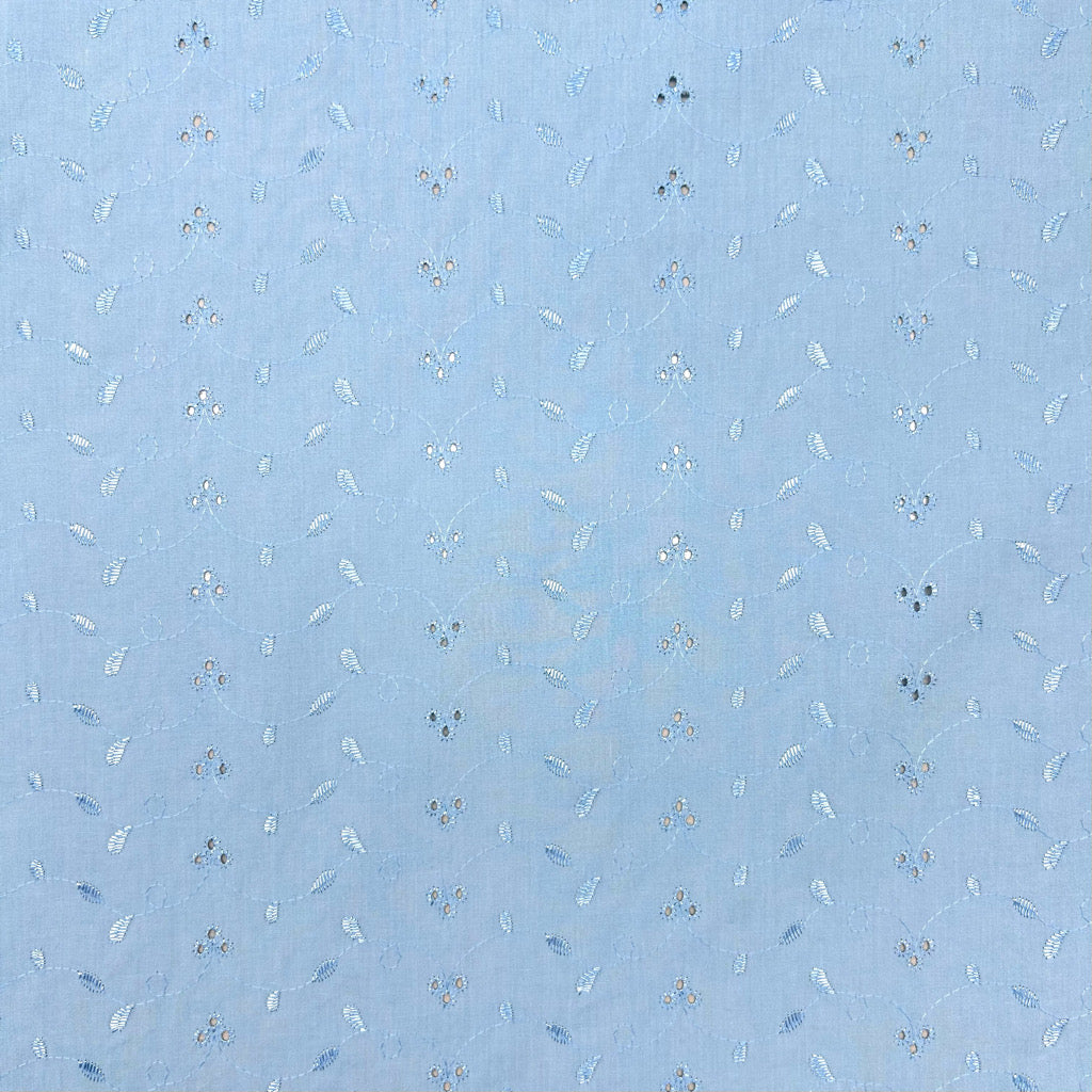 Broderie Anglaise Cotton Blend Fabric