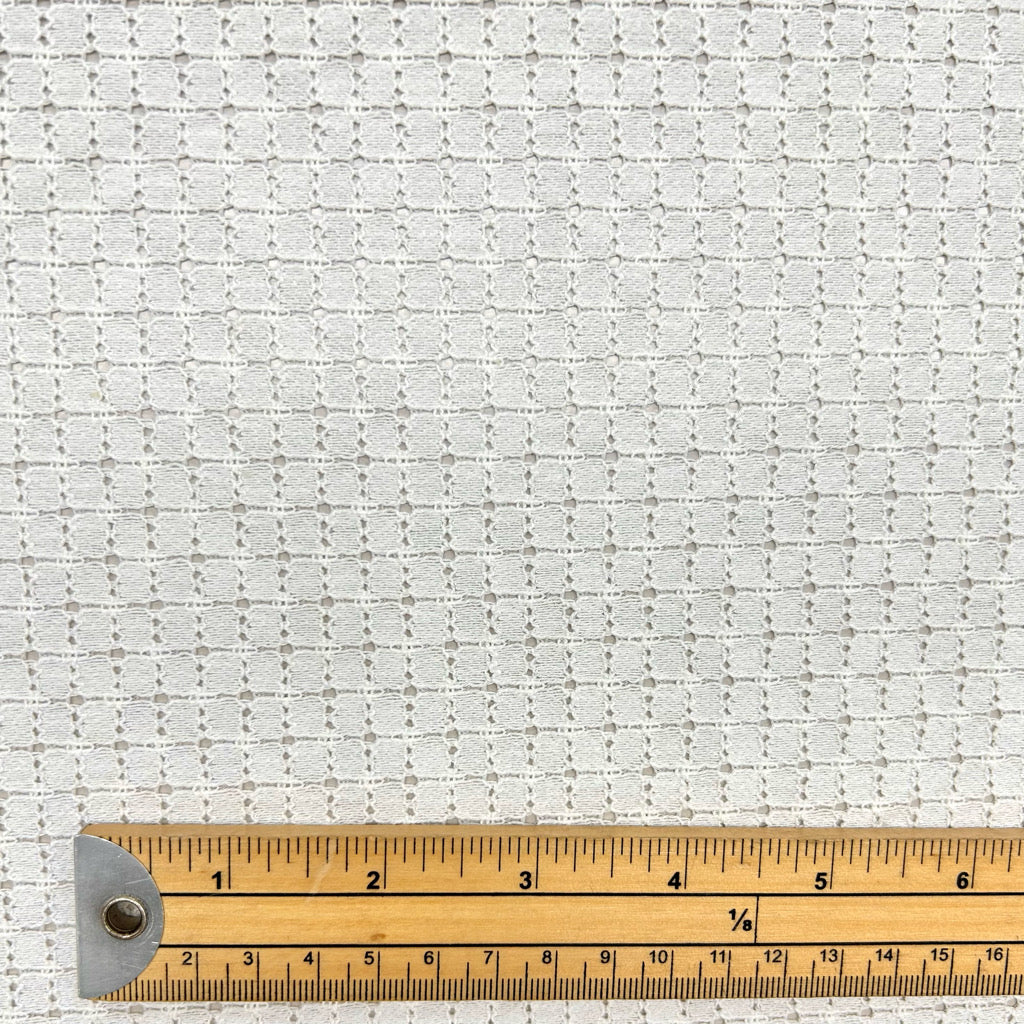 Fine Grid Lace Fabric