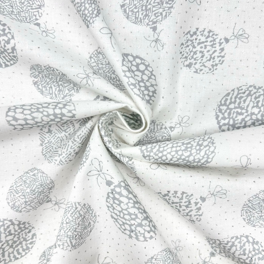 Bauble Charm Christmas Cotton Fabric