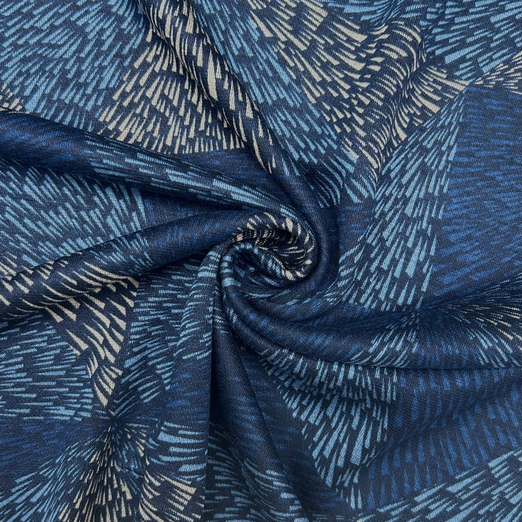 Bursting Fans Digital Modal-Touch Jersey Fabric