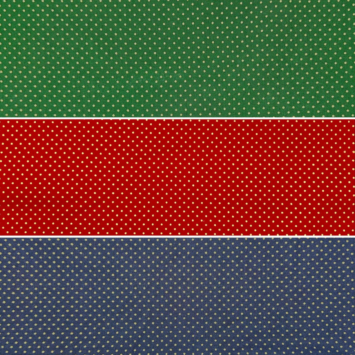 Classic Dots Christmas Cotton Fabric
