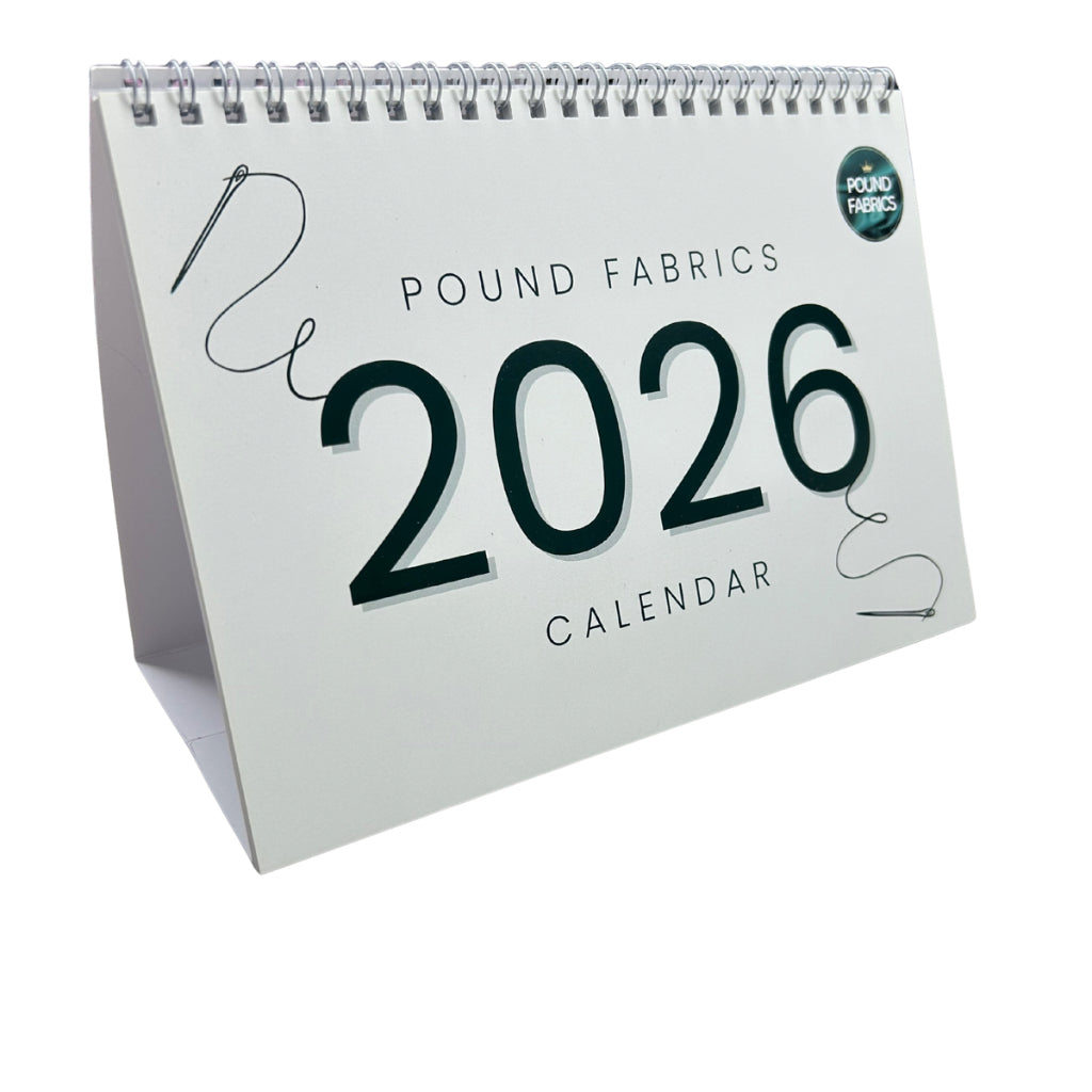 The Pound Fabrics 2026 Calendar