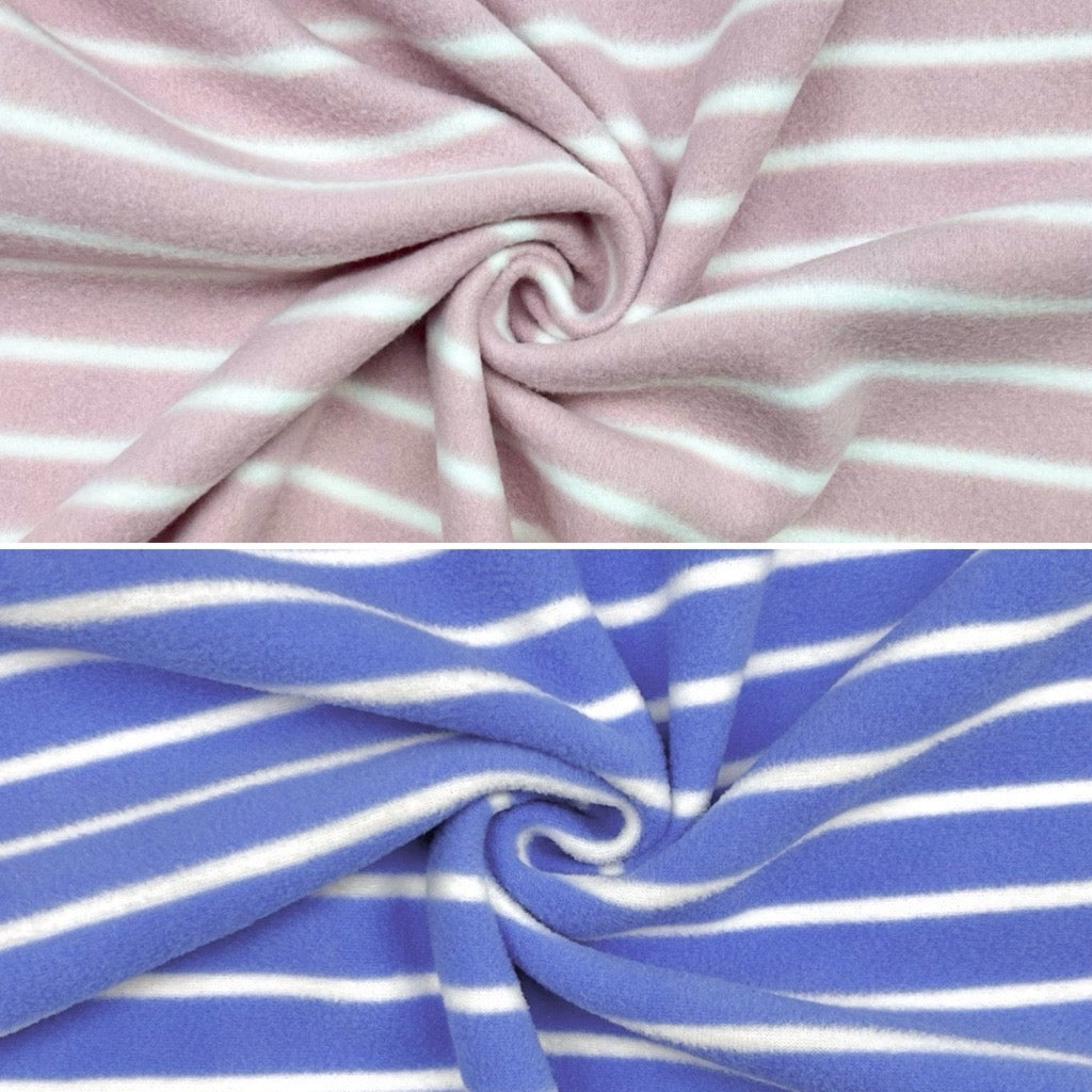 Stripes Anti Pill Polar Fleece Fabric