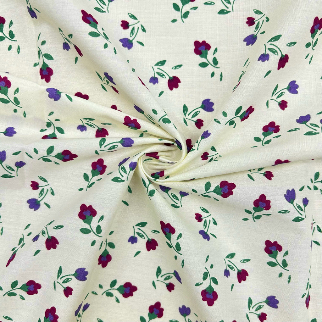 Classic Petal Polycotton Fabric - 3m Pre-cut