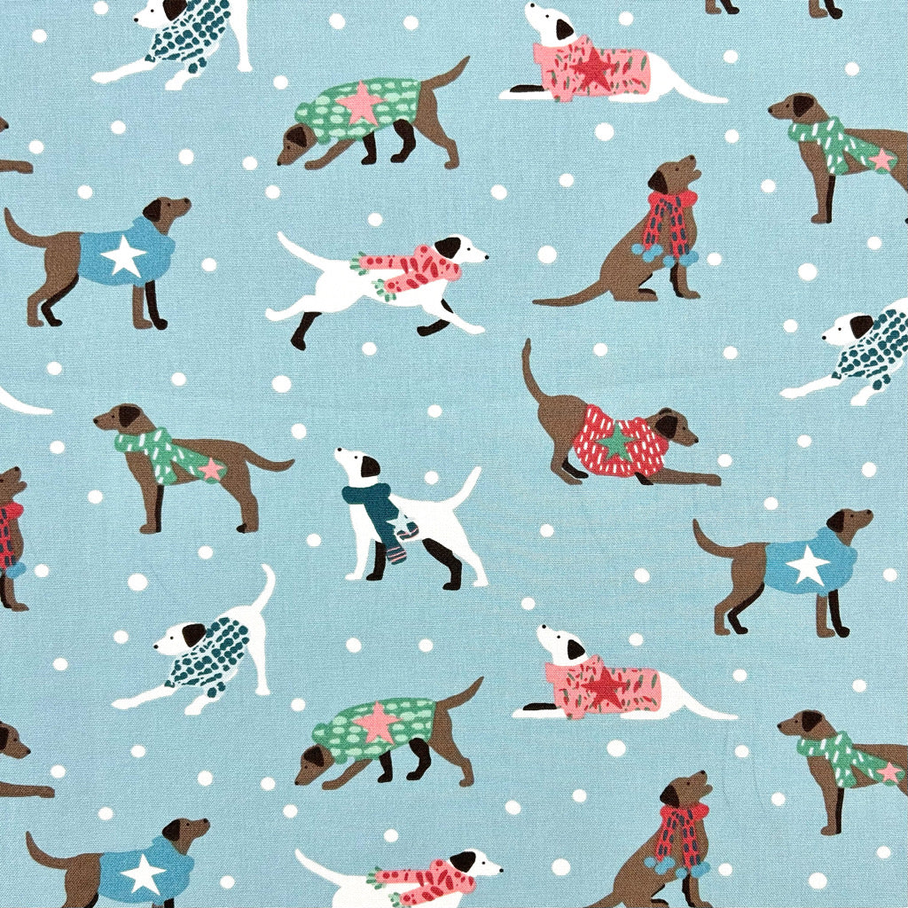 Dapper Dogs Cotton Furnishing Fabric