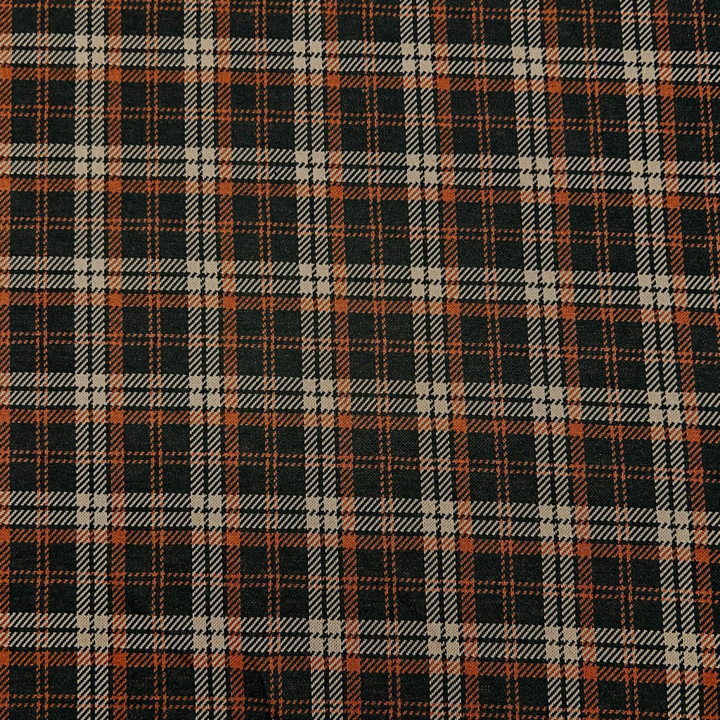 Autumn Check Knit Jersey Fabric