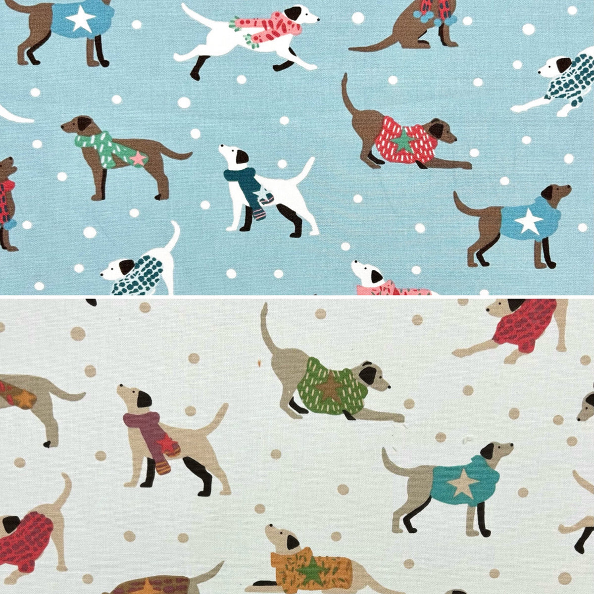 Dapper Dogs Cotton Furnishing Fabric
