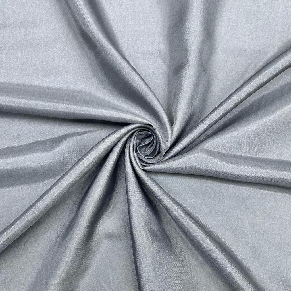 Plain Grey Polyester Lining Fabric - Pound Fabrics