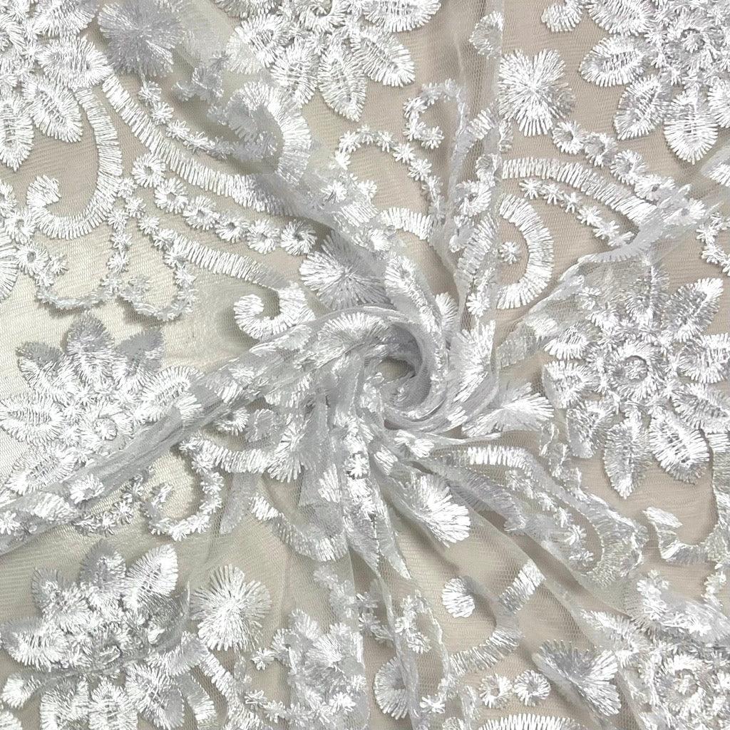 Floral Bridal Lace Fabric | Best UK Prices | Pound Fabrics Floral Bridal Lace Fabric | Best UK Prices | Pound Fabrics