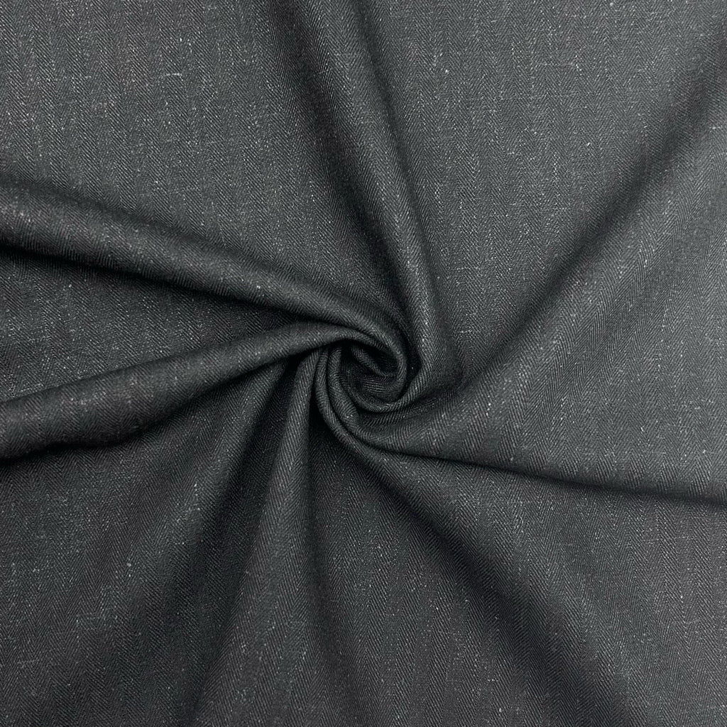 Plain Bamboo Linen Blend Fabric